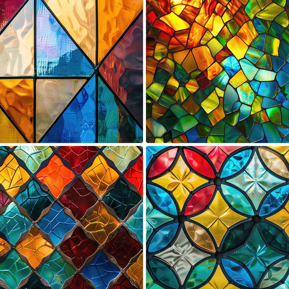 20 Stained Glass Texture Backgrounds Samples Preview Part 01