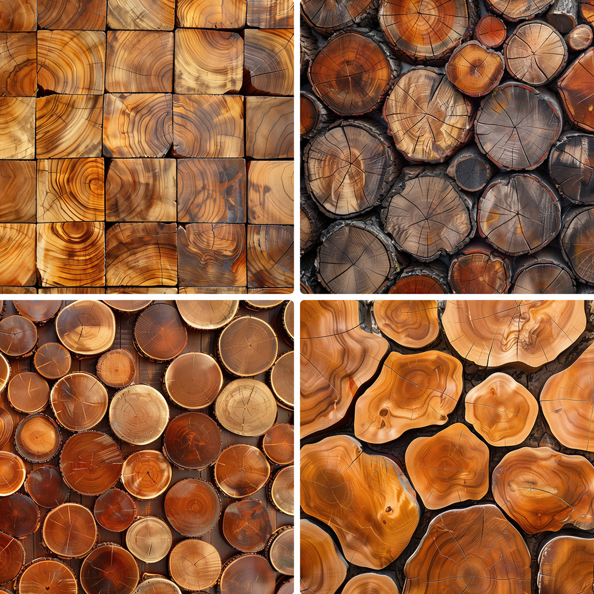 20 Tree Slices Texture Backgrounds Samples Preview Part 04