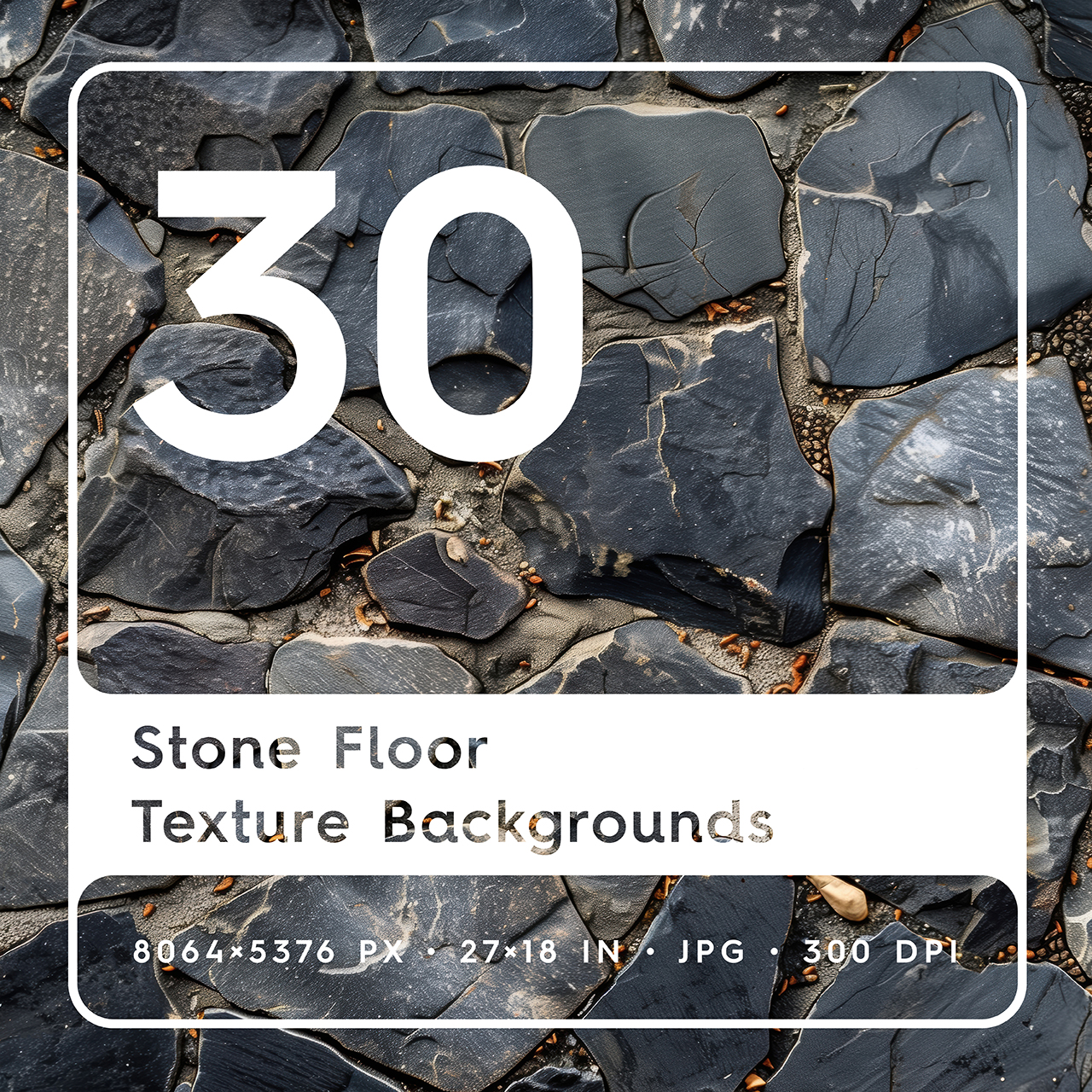 30 Stone Floor Texture Backgrounds Square Cover