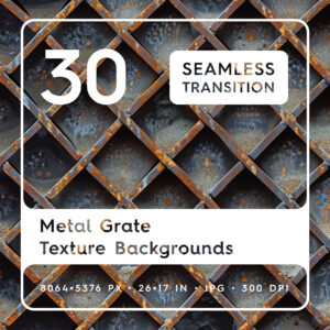 30 Metal Grate Texture Backgrounds Square Cover