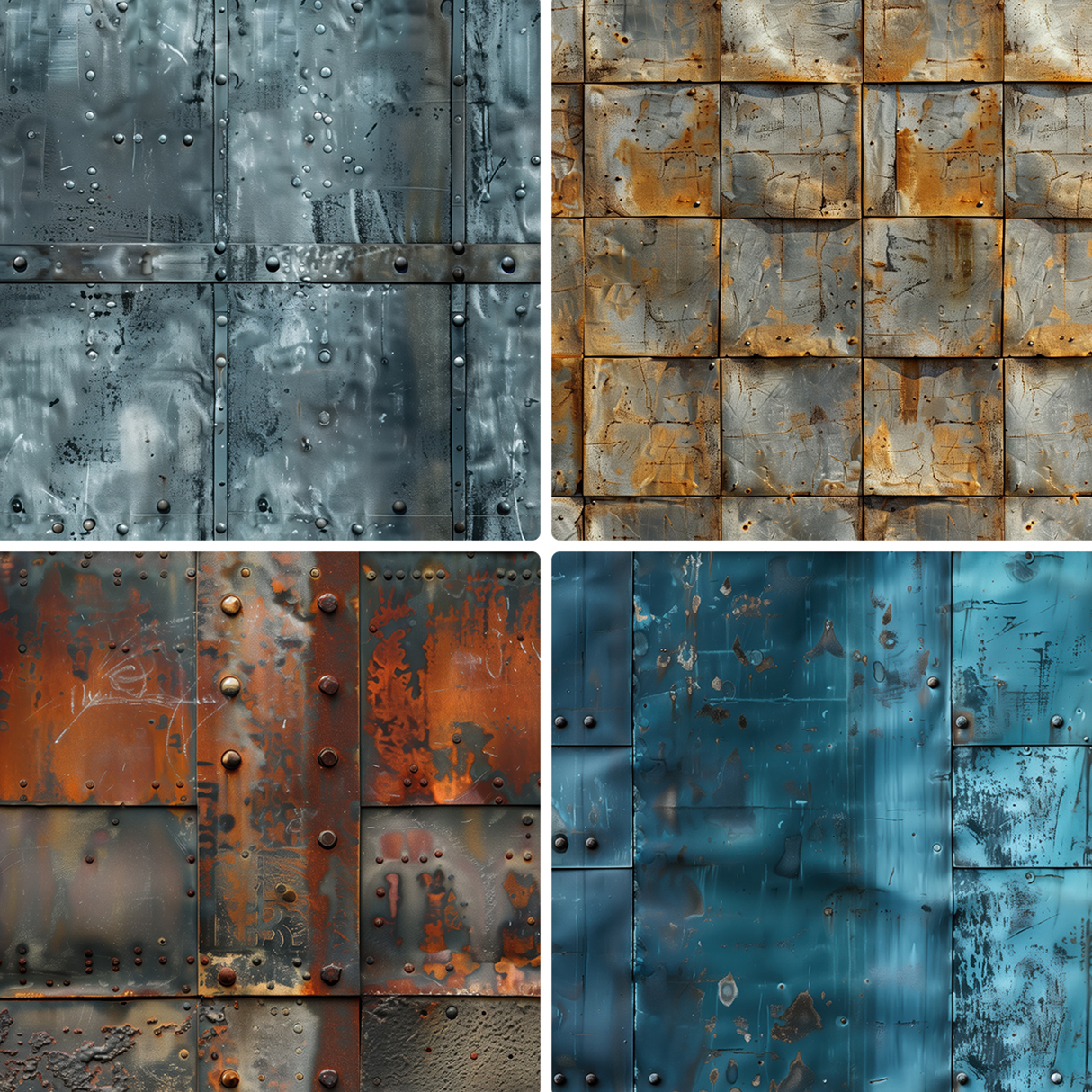 30 Metal Wall Texture Backgrounds Samples Preview Part 04