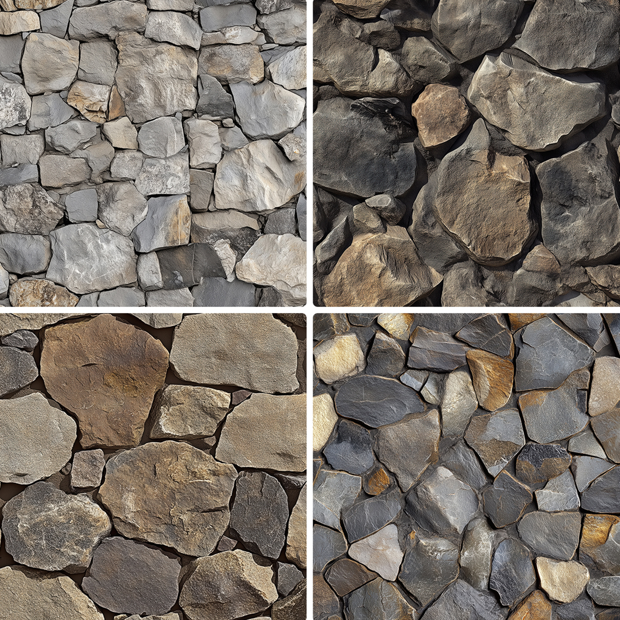 30 Rubble Stone Texture Backgrounds Samples Preview Part 02