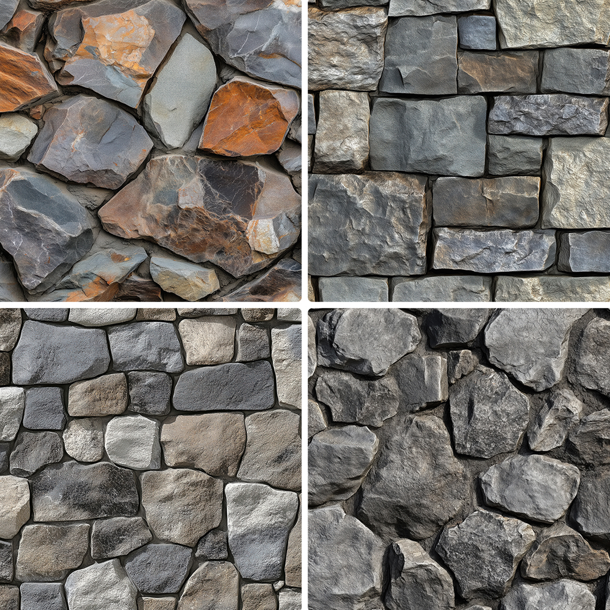 30 Rubble Stone Texture Backgrounds Samples Preview Part 04