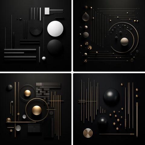 90 Minimalism Art Poster Illustration Backgrounds Samples Preview Part 02