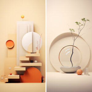 90 Minimalism Art Poster Illustration Backgrounds Samples Preview Part 11