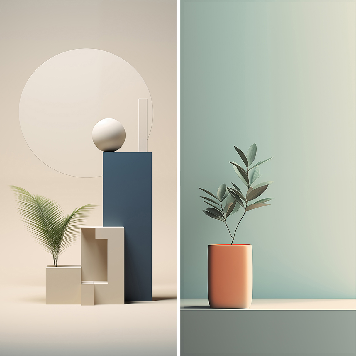 90 Minimalism Art Poster Illustration Backgrounds Samples Preview Part 12