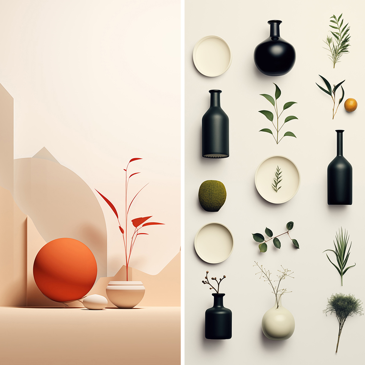 90 Minimalism Art Poster Illustration Backgrounds Samples Preview Part 13