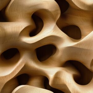 Seamless Smooth Curves Organic Shapes Texture