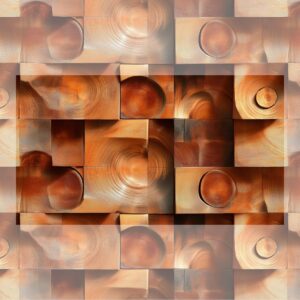 Seamless Circular Curved Patterns Wooden Texture Teleable Transition Explanation Preview