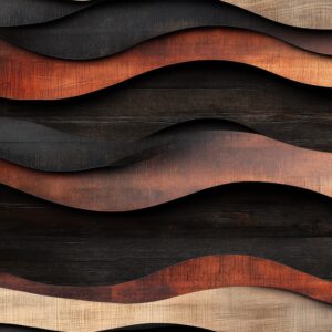 Seamless Wood Wavy Layers Texture