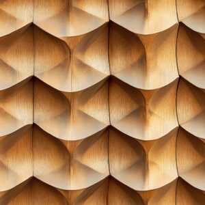 Seamless Textured Wooden Art Wall Pattern