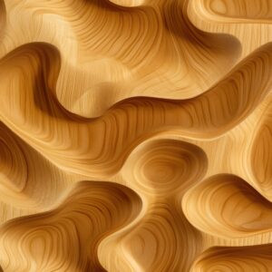 Seamless Smooth Flowing Wooden Curves Texture