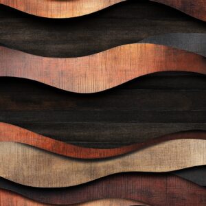 Seamless Wavy Wood Layers Texture