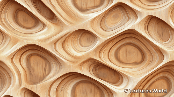 Wavy Wood Surface Pattern Texture Seamless Tileable Animation