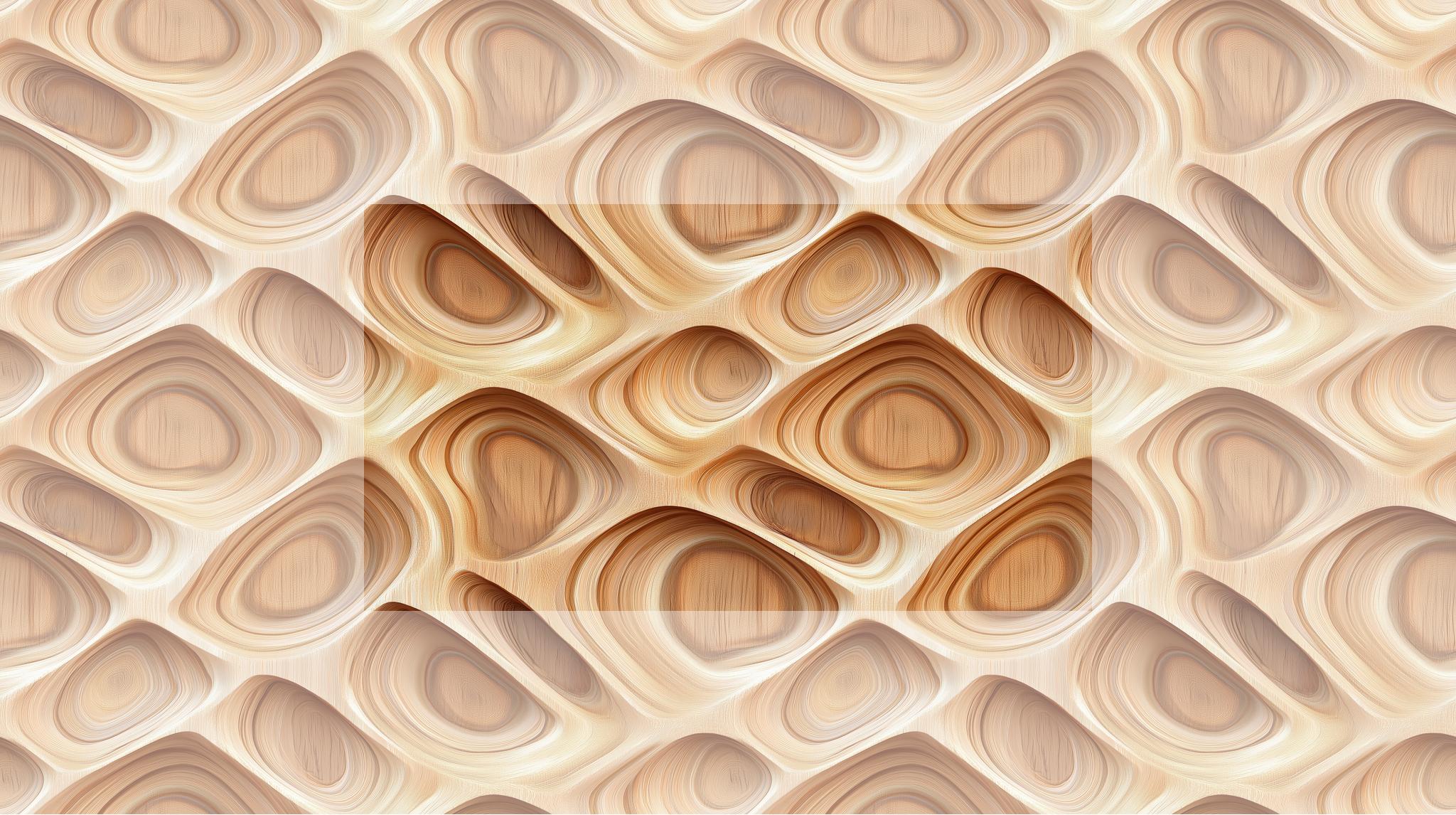 Seamless Wavy Organic Wood Pattern Texture Seamless Transition Preview