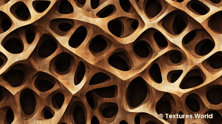 Striking Wood Patterns Seamless Tileable Animation