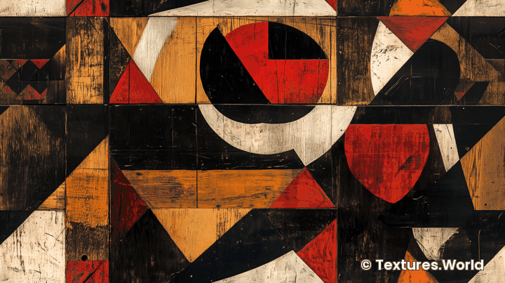 Geometric Wood Texture Seamless Tileable Animation