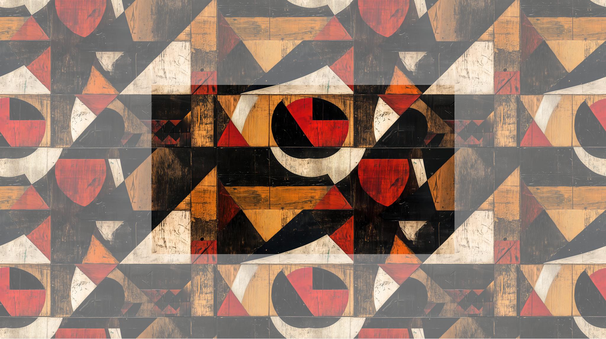 Geometric Wood Texture Seamless Teleable Transition Preview