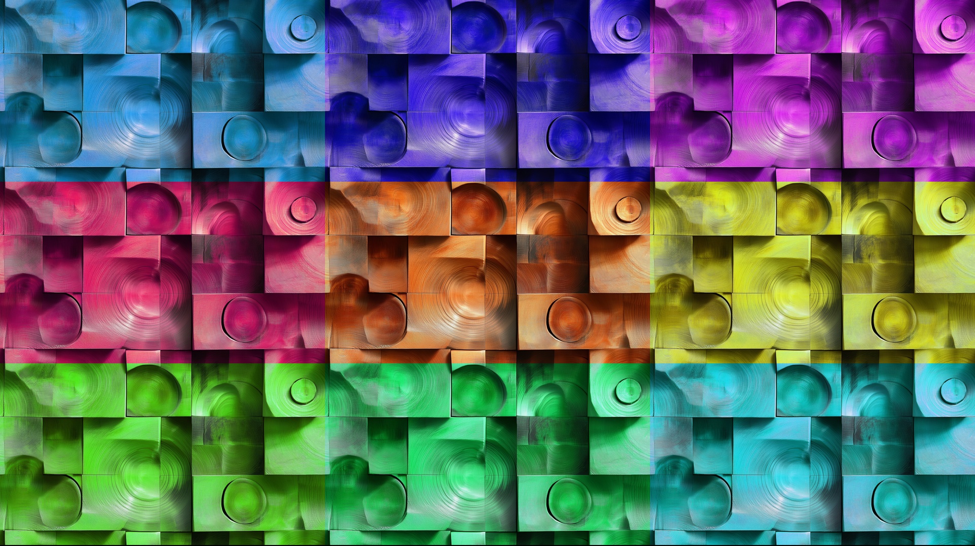 Curved Circular Wooden Surface Hue Variation Examples Preview