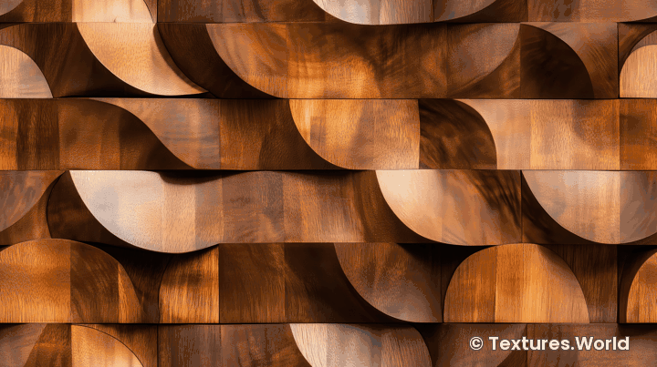 Curved Wooden Patterns Seamless Tileable Animation