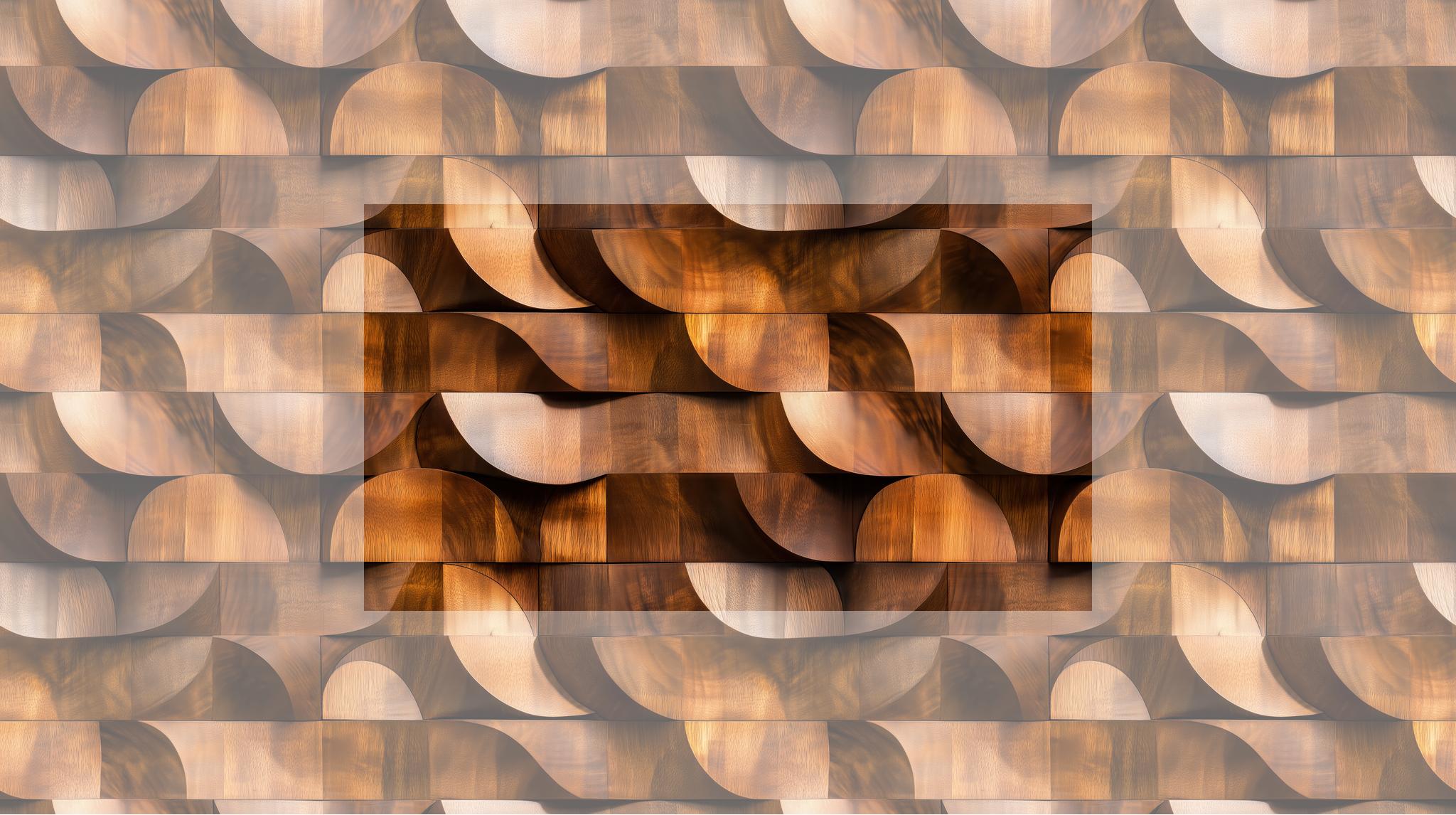 Seamless Textured Curved Wavy Wooden Art Seamless Transition Preview