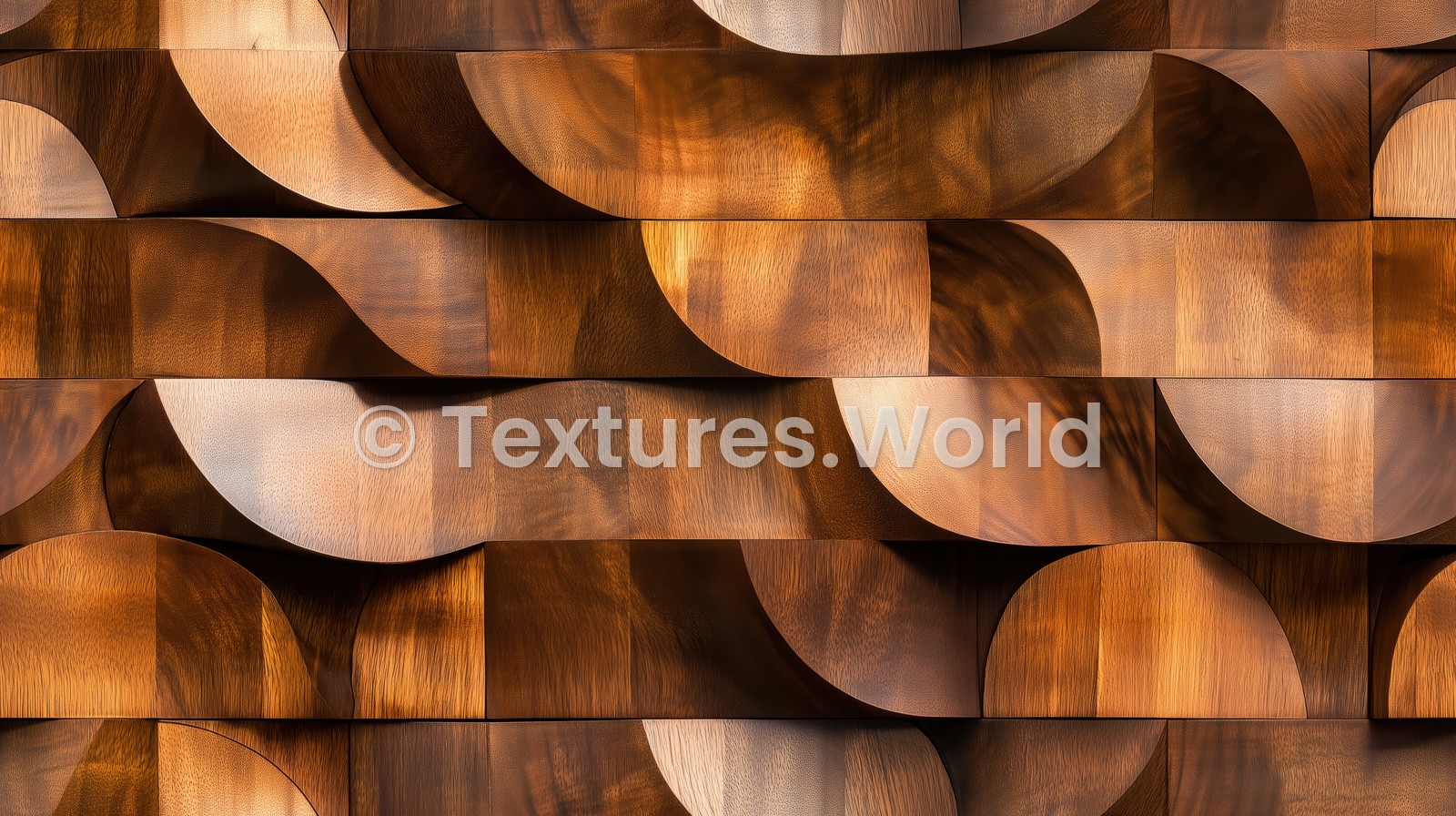 Seamless Textured Curved Wavy Wooden Art Preview