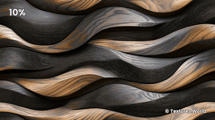 Seamless Intricately Carved Wooden Dark Texture Zoom Preview