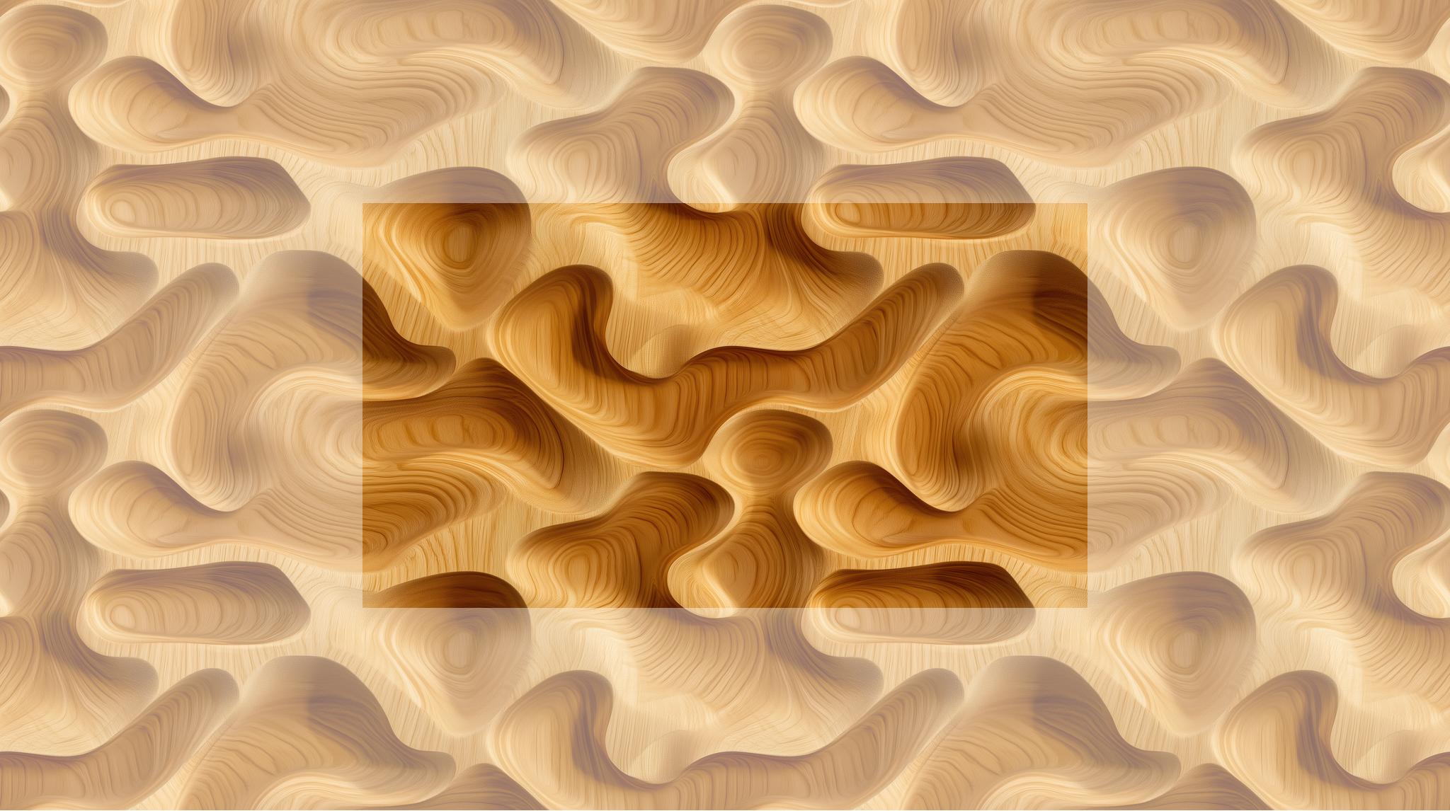 Seamless Wooden Curves Texture Seamless Teleable Transition Preview