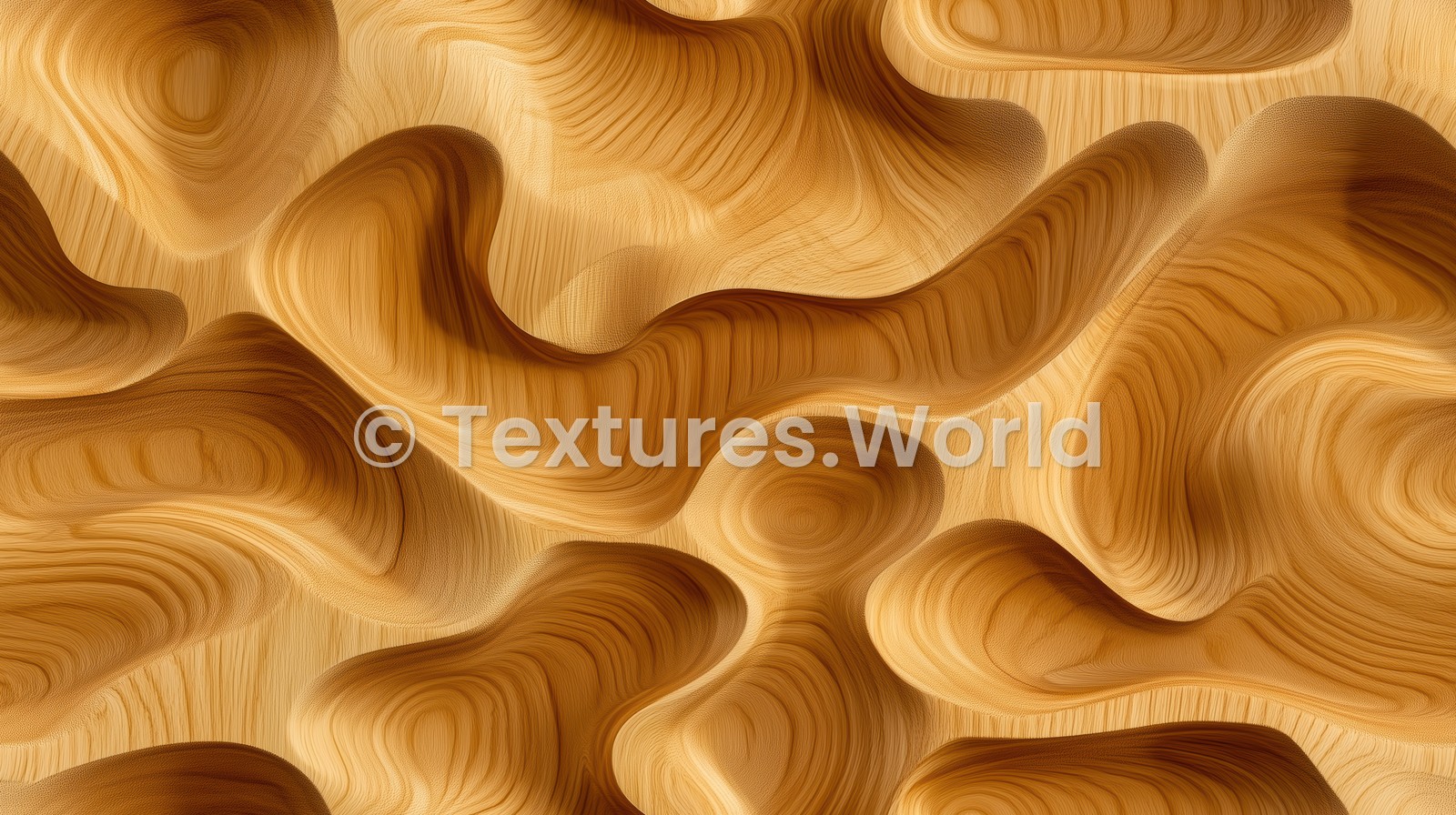 Seamless Smooth Flowing Wooden Curves Texture Preview